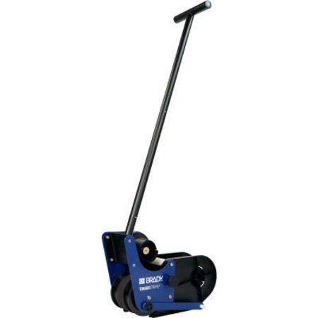 BRADY Brady ToughStripe Floor Tape Applicator, Steel, Blue, 15inW x 10inD x 20inH 150852